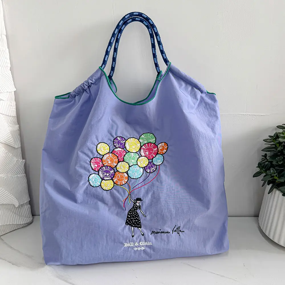 2025 Korean Style Cartoon Embroidered Canvas Bag