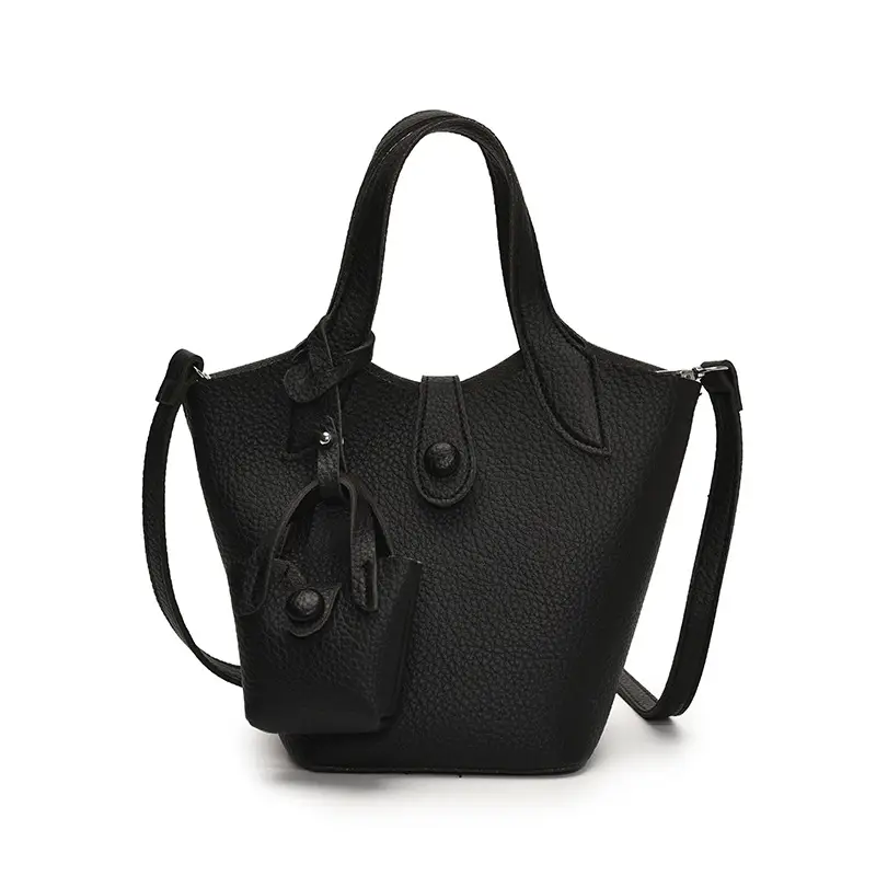 Women's 2-Piece Cream Leather Hand & Shoulder Bag Set - Image 10