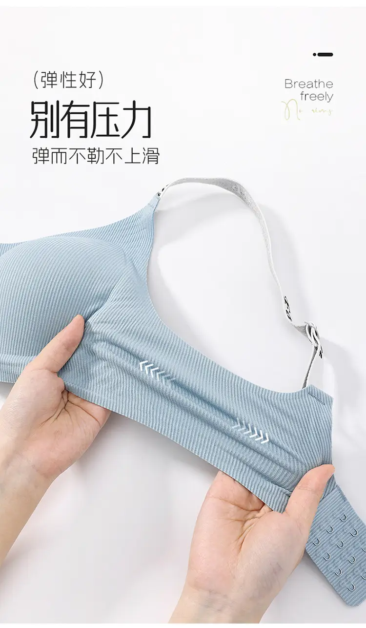 Black Letter Strap Non-Rimmed Sports Bra Women — feature 20