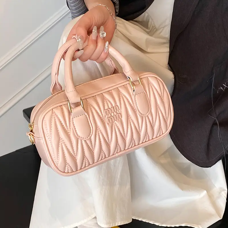 2026 Quilted Crossbody Bag for Women in Pink - Image 8