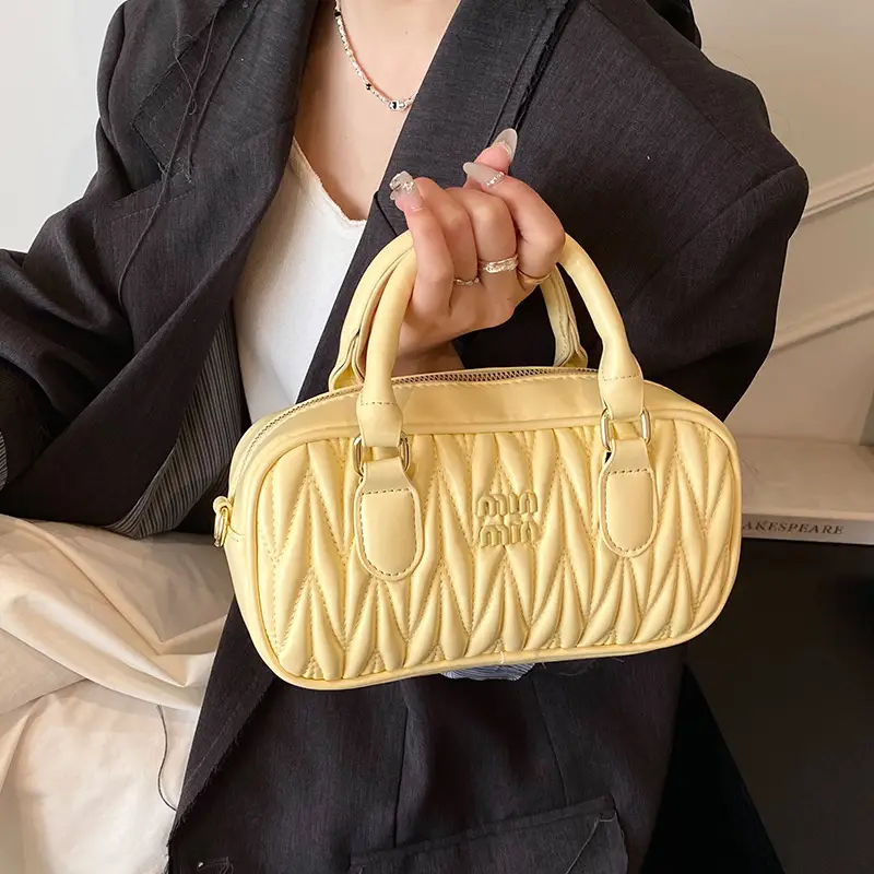 2026 Quilted Crossbody Bag for Women in Pink - Image 9