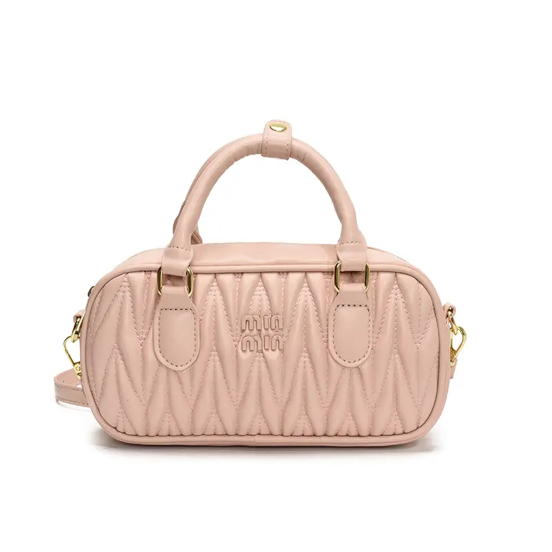 2026 Quilted Crossbody Bag for Women in Pink - Image 10