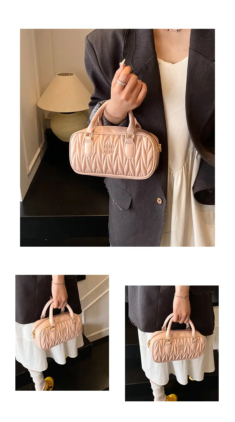2026 Quilted Crossbody Bag for Women in Pink — feature 10