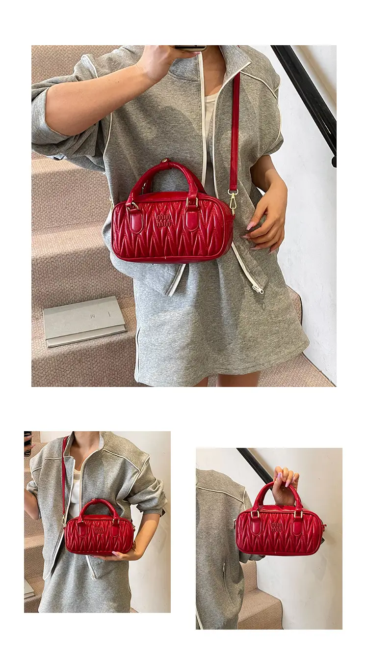2026 Quilted Crossbody Bag for Women in Pink — feature 11
