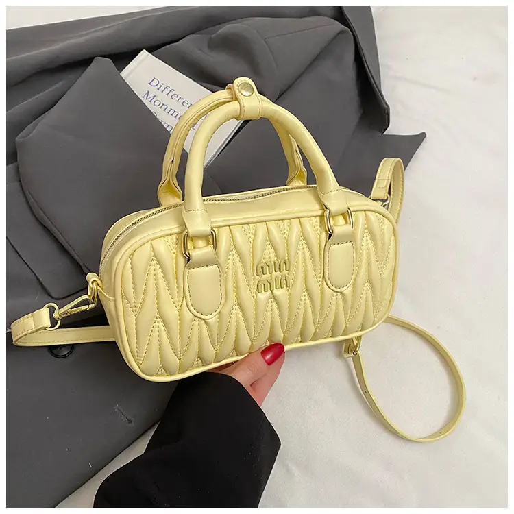 2026 Quilted Crossbody Bag for Women in Pink - Image 2