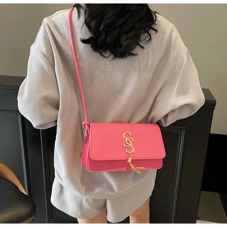 Minimalist Armpit Bag for Women 2025 New Spring Elegant Commuter Shoulder Bag Fashion Letter Tassel Handbag — feature 15