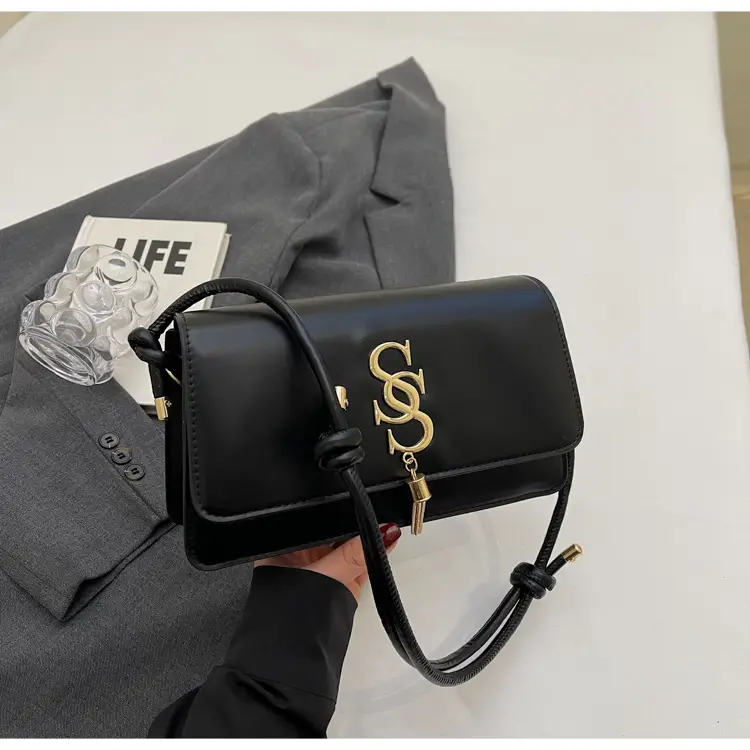 Minimalist Armpit Bag for Women 2025 New Spring Elegant Commuter Shoulder Bag Fashion Letter Tassel Handbag — feature 21