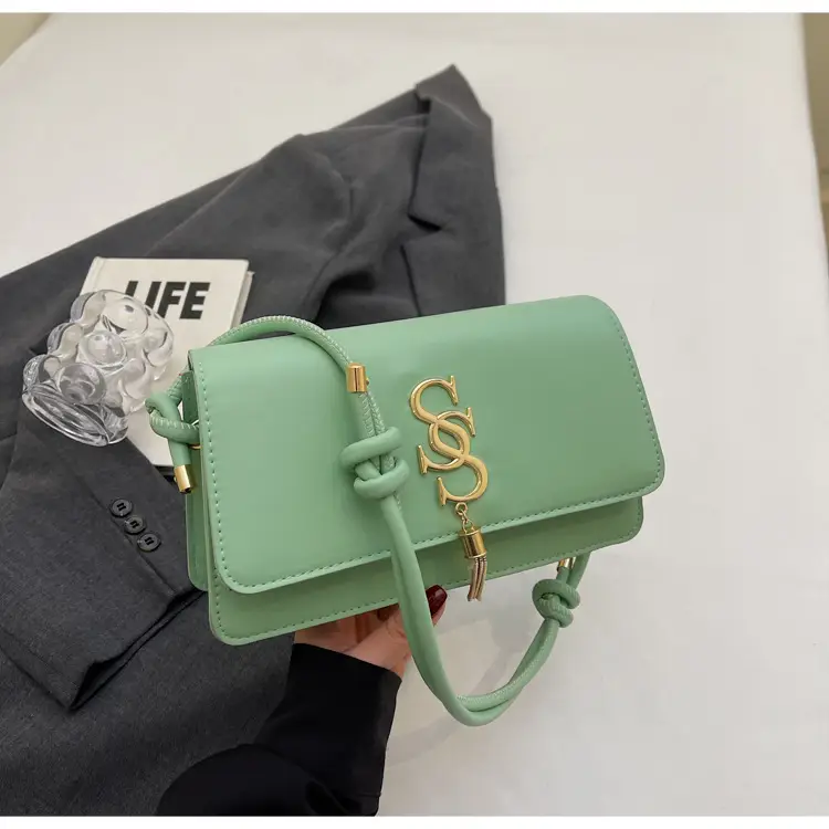 Minimalist Armpit Bag for Women 2025 New Spring Elegant Commuter Shoulder Bag Fashion Letter Tassel Handbag — feature 22