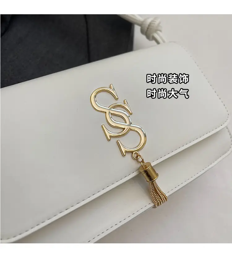 Minimalist Armpit Bag for Women 2025 New Spring Elegant Commuter Shoulder Bag Fashion Letter Tassel Handbag — feature 7