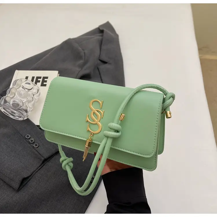 Minimalist Armpit Bag for Women 2025 New Spring Elegant Commuter Shoulder Bag Fashion Letter Tassel Handbag - Image 5