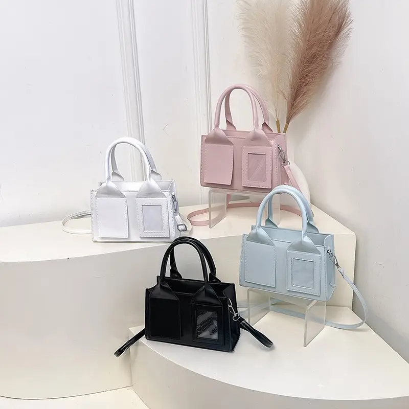 White Korean Style Satchel Bag for Women - Image 8