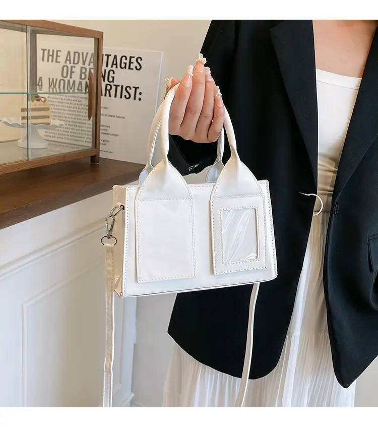 White Korean Style Satchel Bag for Women — feature 2