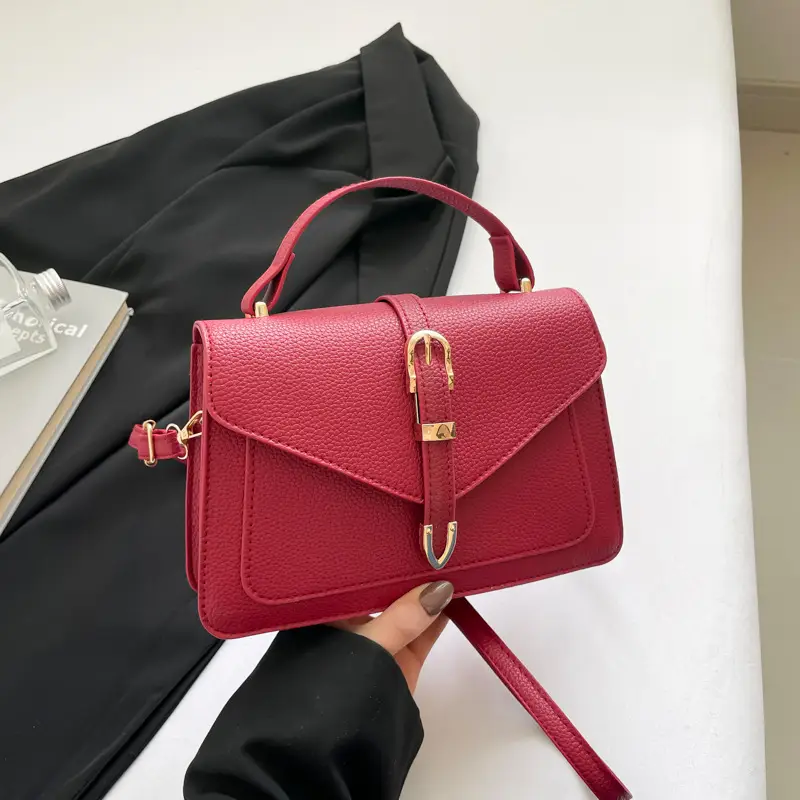 Women's White Square Crossbody Bag 2025 Spring - Image 3