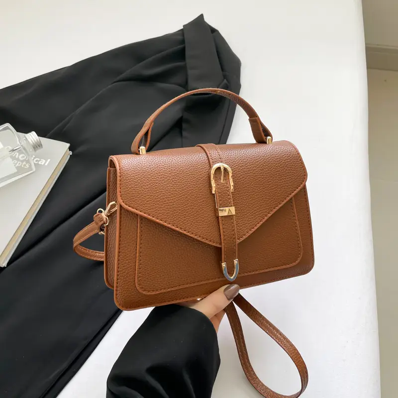 Women's White Square Crossbody Bag 2025 Spring - Image 4