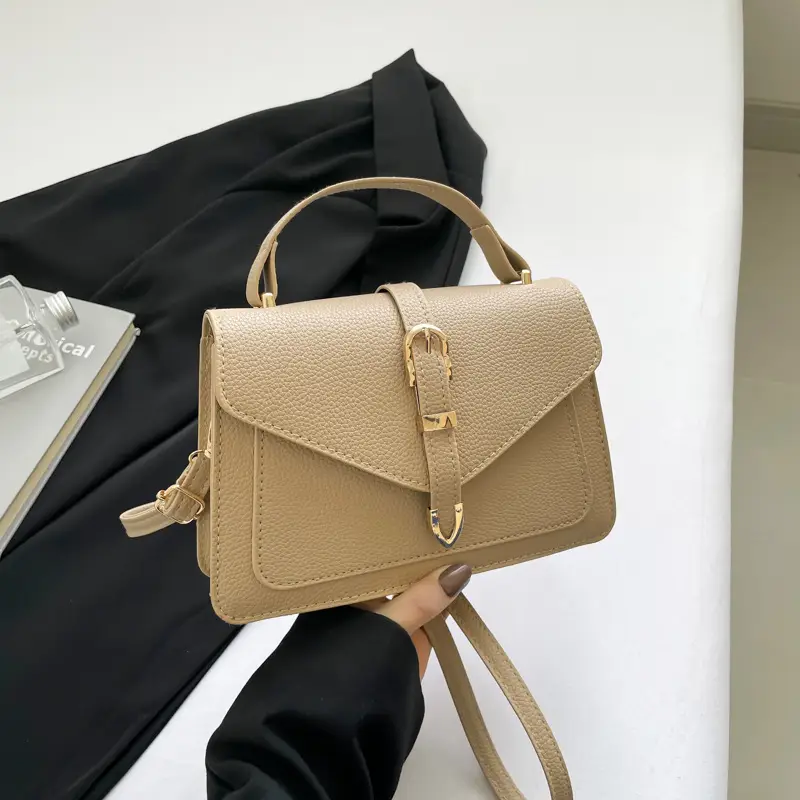 Women's White Square Crossbody Bag 2025 Spring - Image 5