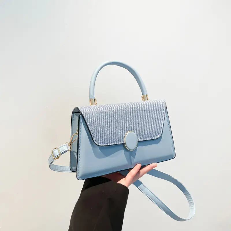 Women's Contrast Color Shoulder Bags 2025 Spring - Image 8