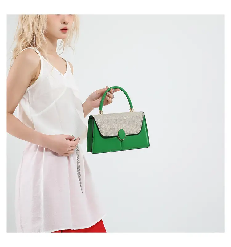 Women's Contrast Color Shoulder Bags 2025 Spring — feature 15