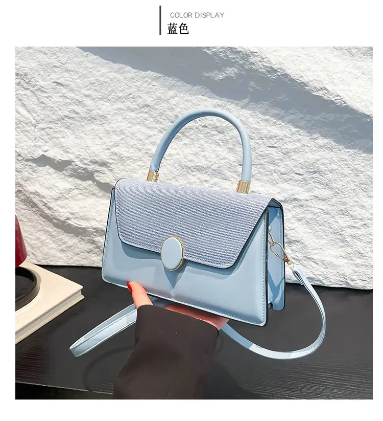 Women's Contrast Color Shoulder Bags 2025 Spring — feature 21
