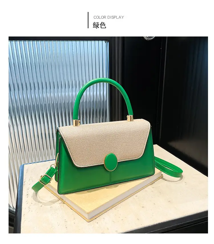 Women's Contrast Color Shoulder Bags 2025 Spring — feature 23