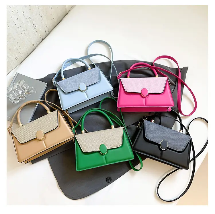 Women's Contrast Color Shoulder Bags 2025 Spring — feature 8