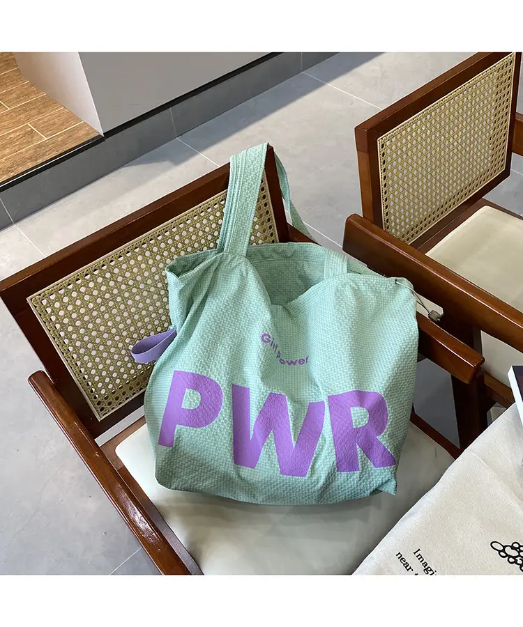 2025 Drawstring Shoulder Bags with Retro Letter Print — feature 16
