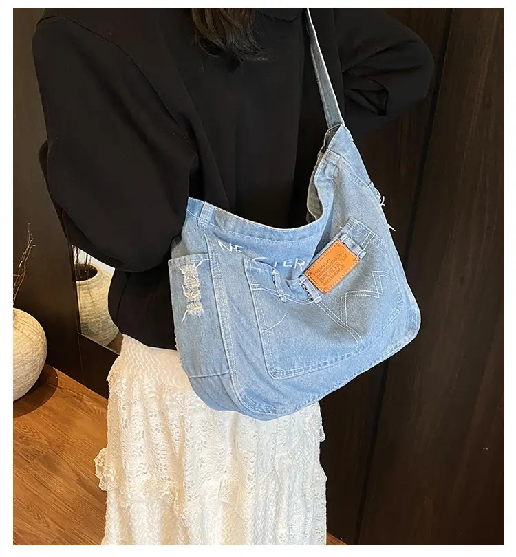 2025 Denim Crossbody Bag DE MON Brand — feature 1
