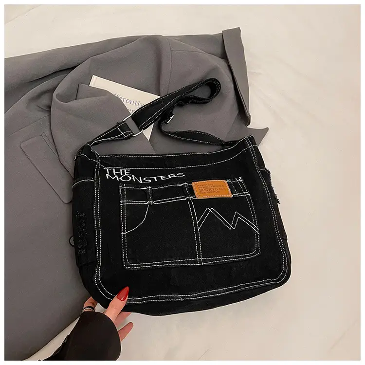 2025 Denim Crossbody Bag DE MON Brand - Image 3