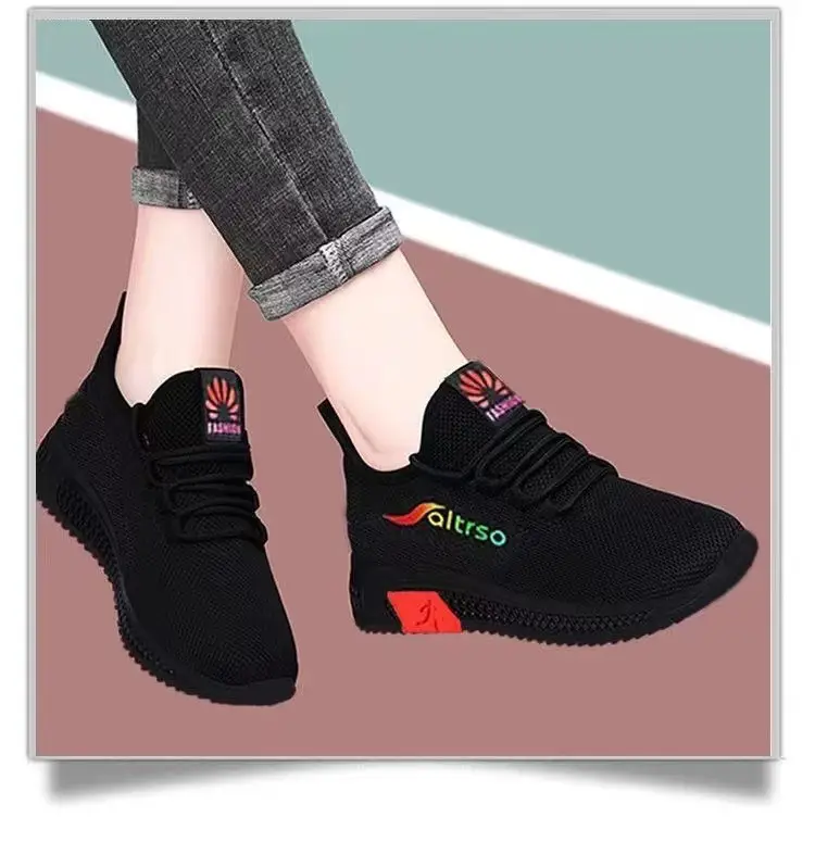 Old Beijing Cloth Shoes Non-Slip Soft-Soled Sports Shoes Black Running Shoes Non-Slip Soft-Soled Mother's Shoes Work Shoes for Women — feature 1