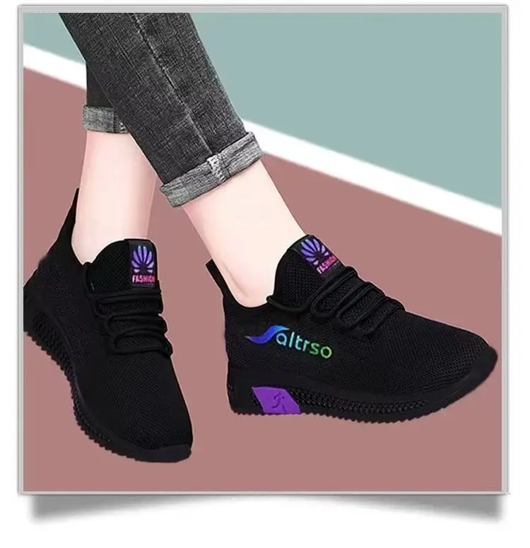 Old Beijing Cloth Shoes Non-Slip Soft-Soled Sports Shoes Black Running Shoes Non-Slip Soft-Soled Mother's Shoes Work Shoes for Women — feature 13
