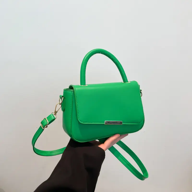 Green Square Shoulder Bag for Women 2025 - Image 7