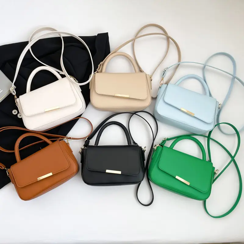 Green Square Shoulder Bag for Women 2025 - Image 10