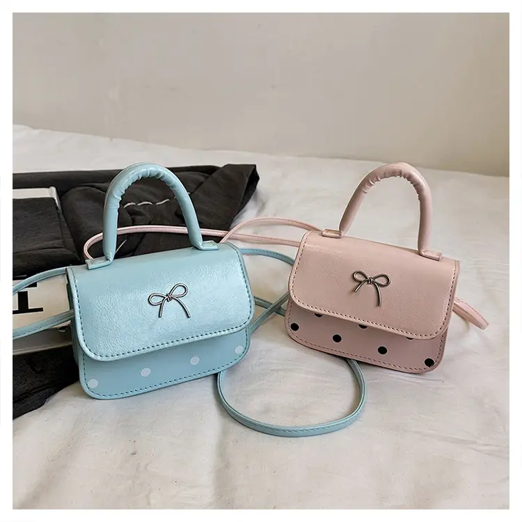 Pink Polka Dot Butterfly Shoulder Bag for Women — feature 34