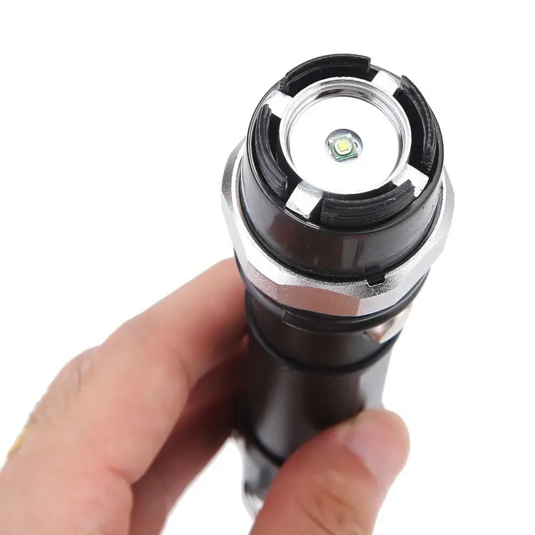 Rechargeable Aluminum Flashlight Three-Speed Zoom — feature 11