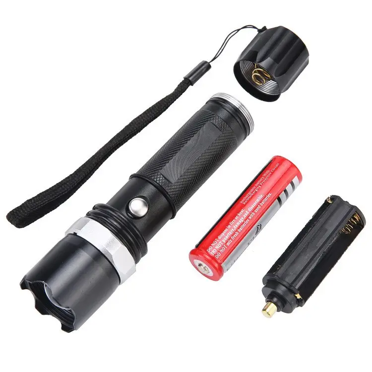 Rechargeable Aluminum Flashlight Three-Speed Zoom — feature 12