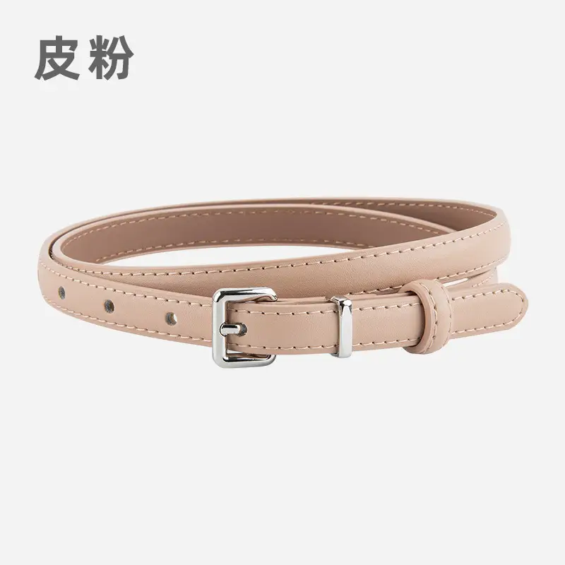 Women's Genuine Leather Vintage Buckle Slimming Belt Brown