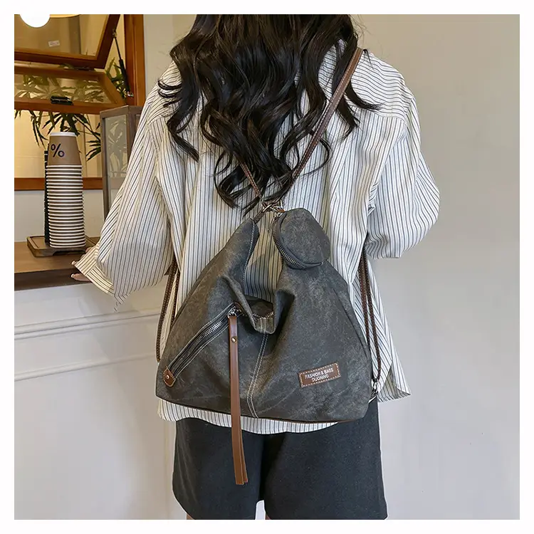 Blue Leather Strap Women's Shoulder Bag — feature 18