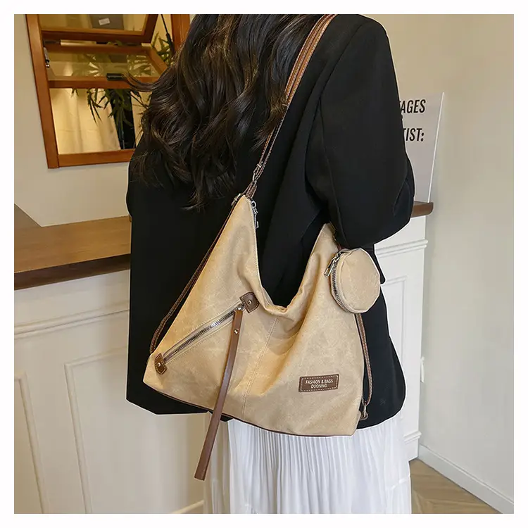 Blue Leather Strap Women's Shoulder Bag — feature 29