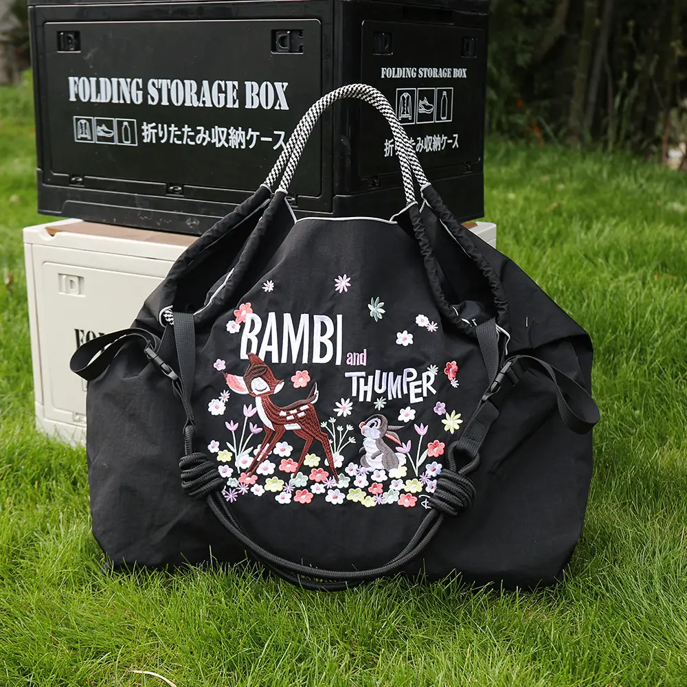 Japanese Style Embroidered Tote Bag for Women - Image 45