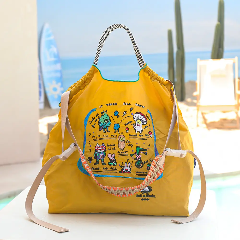 Japanese Style Embroidered Tote Bag for Women - Image 9