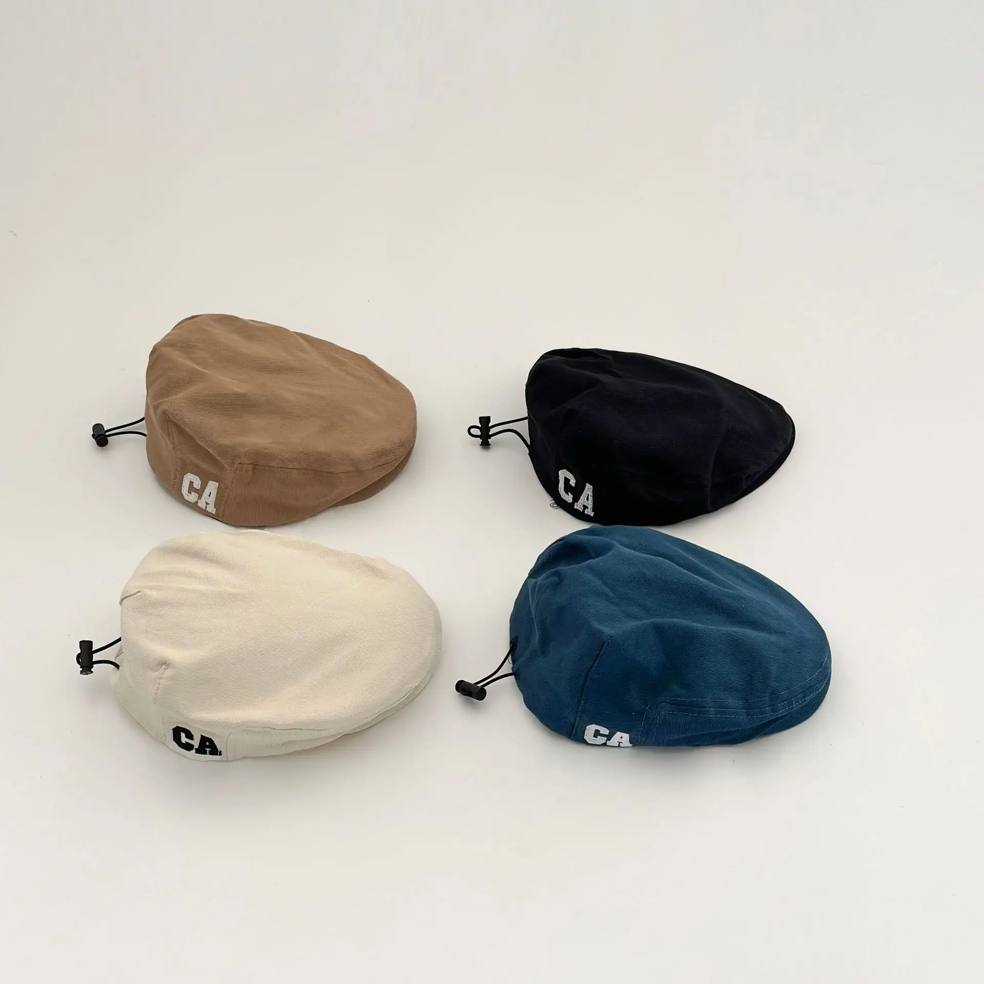 Baby's Adjustable Korean Hat Beige Spring Autumn - Image 8