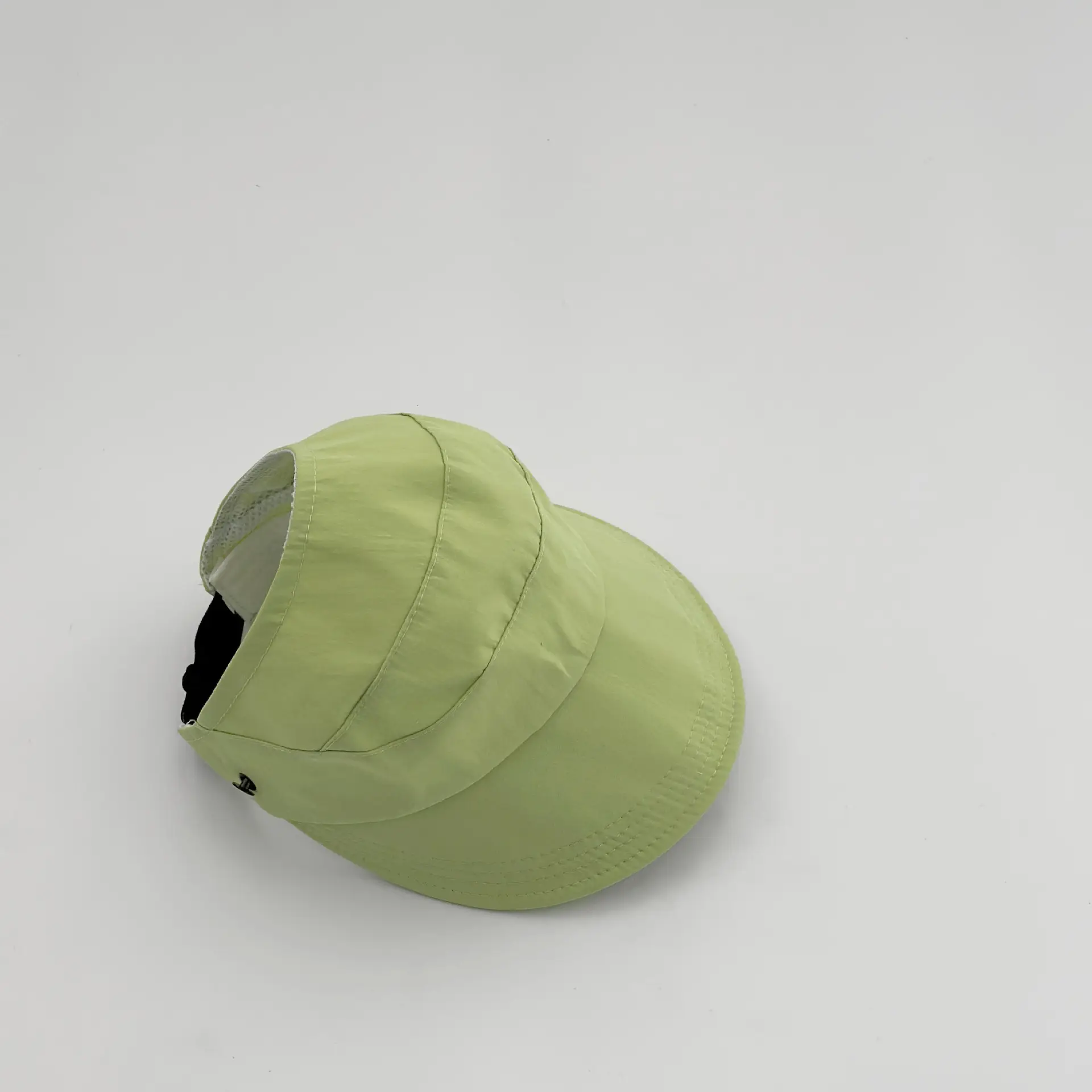 Kids Green Mesh Open Top Cycling Hat - Image 4