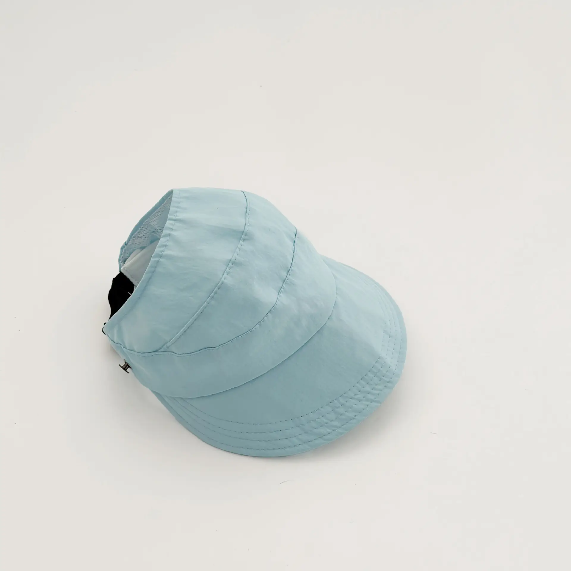Kids Green Mesh Open Top Cycling Hat - Image 5