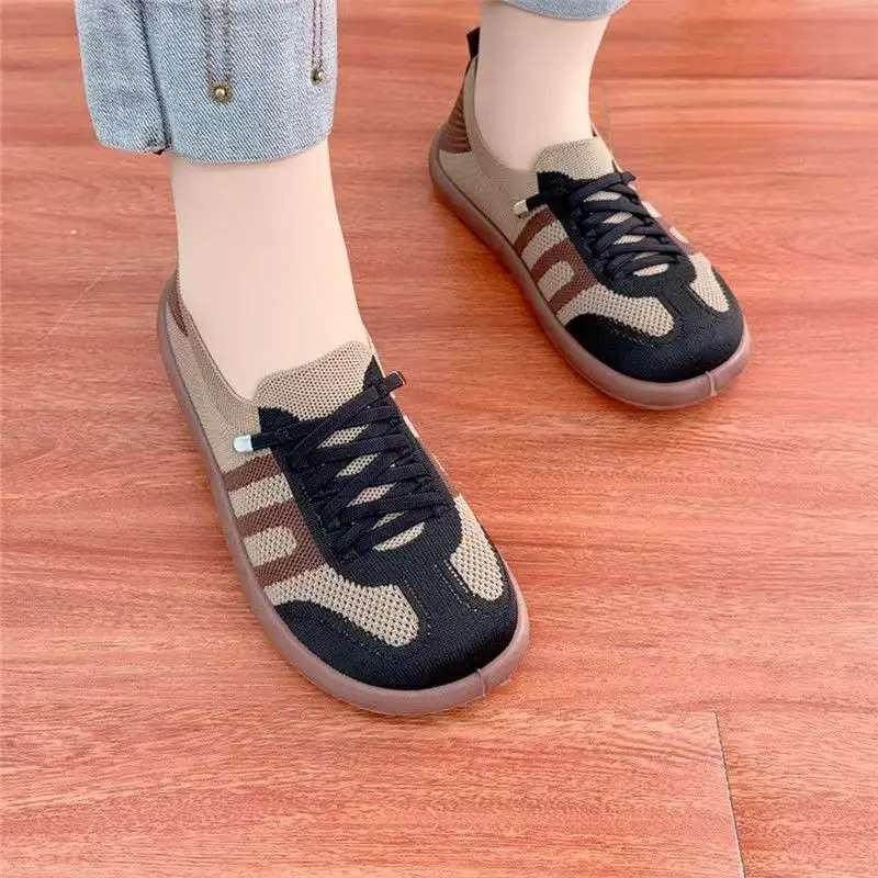 Spring and Autumn New Flying Woven Breathable Old Beijing Cloth Shoes Women's Shoes Mesh Casual Sports Soft Sole Wear-resistant Non-slip Moms Shoes — feature 6