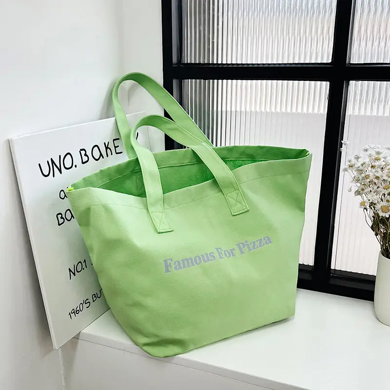 Famous For Pizza Canvas Tote Bag Extra Large — feature 44