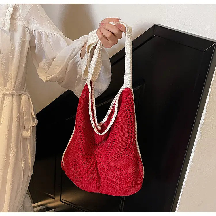 Women Woven Beach Bag Large Capacity Crossbody Shoulder — feature 11