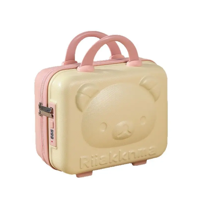 Pink Bear Design 14 Inch Mini Suitcase with Password Lock - Image 19