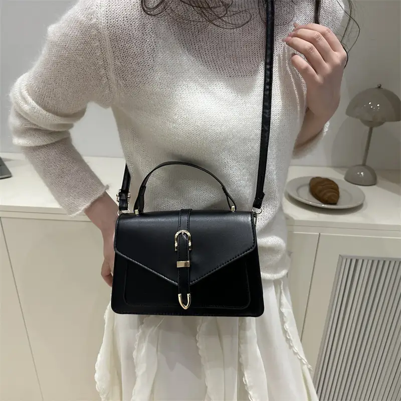 Green Textured Women's Shoulder Bag 2025 Spring Summer - Image 8