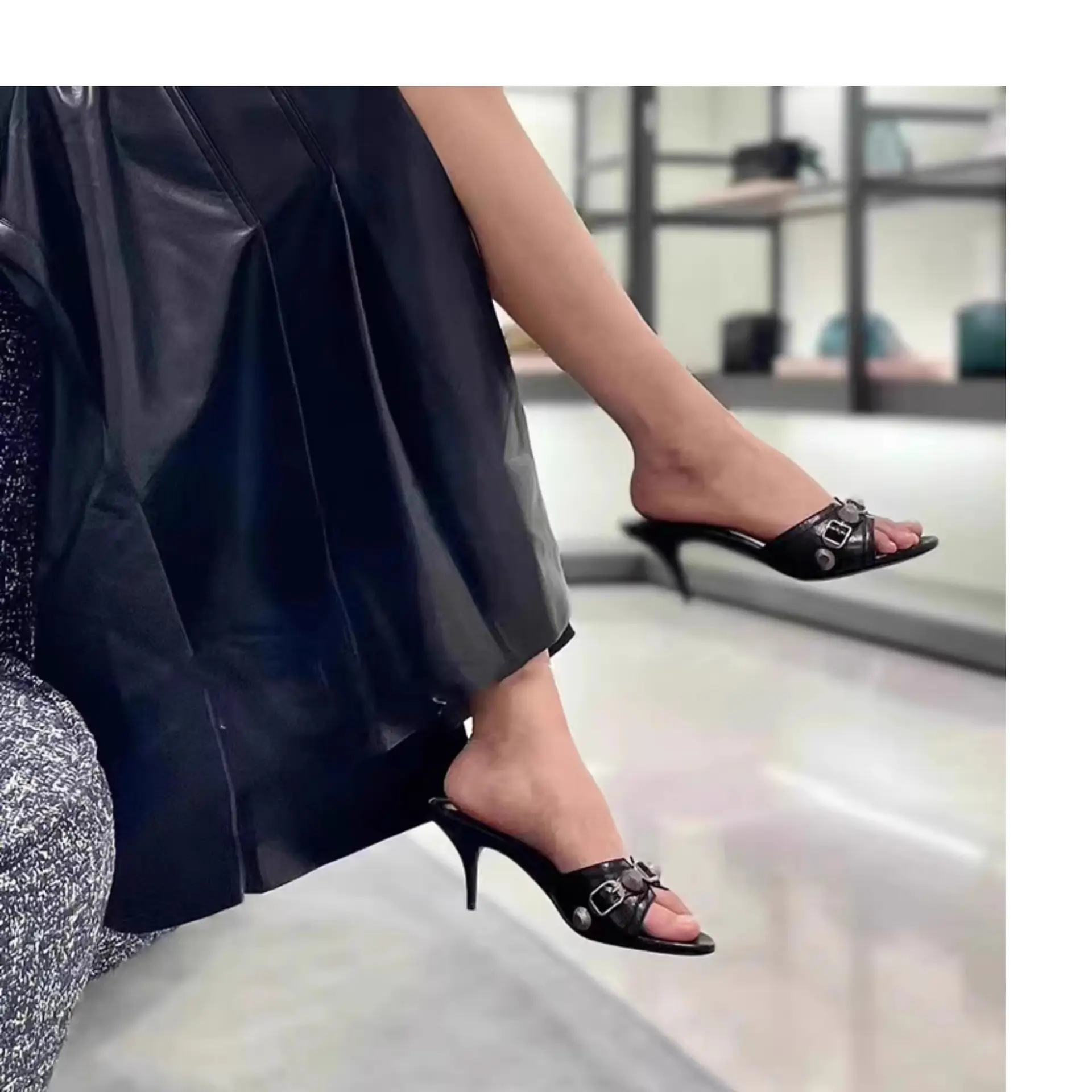 Black Half Heel Sandals for Women 2025 — feature 5
