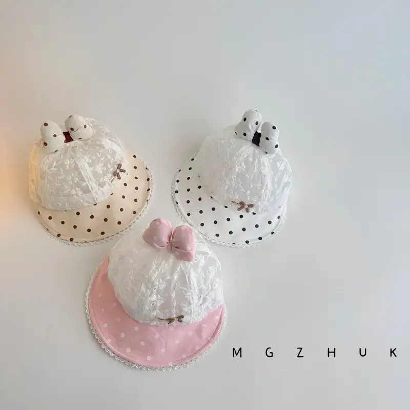 Girls Cute Bow Hats for Girls Spring Summer - Image 5