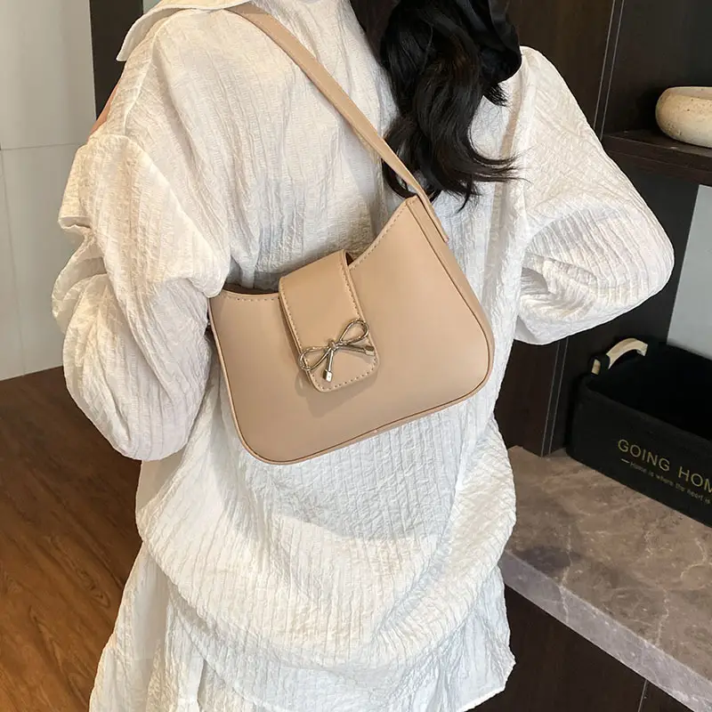Green Bow Shoulder Bag for Women 2025 - Image 7